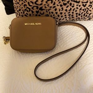 Tan Michael Kors Satchel